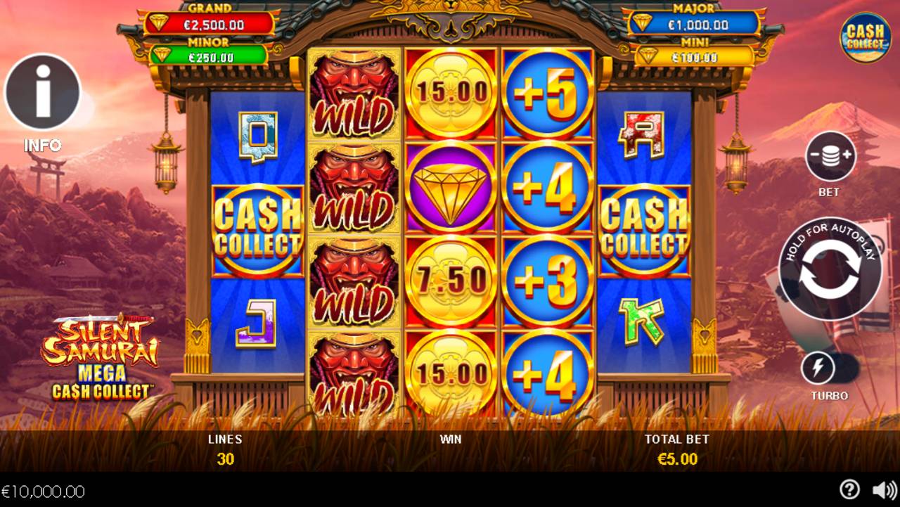 Silent Samurai Mega Cash Collect (Playtech) Image 2